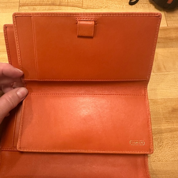 Coach ERGO trifold women's wallet w/removable check book insert NEW old stock - Picture 10 of 13